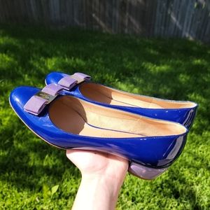 Salvatore Ferragamo Vara Bicolor Leather Pumps